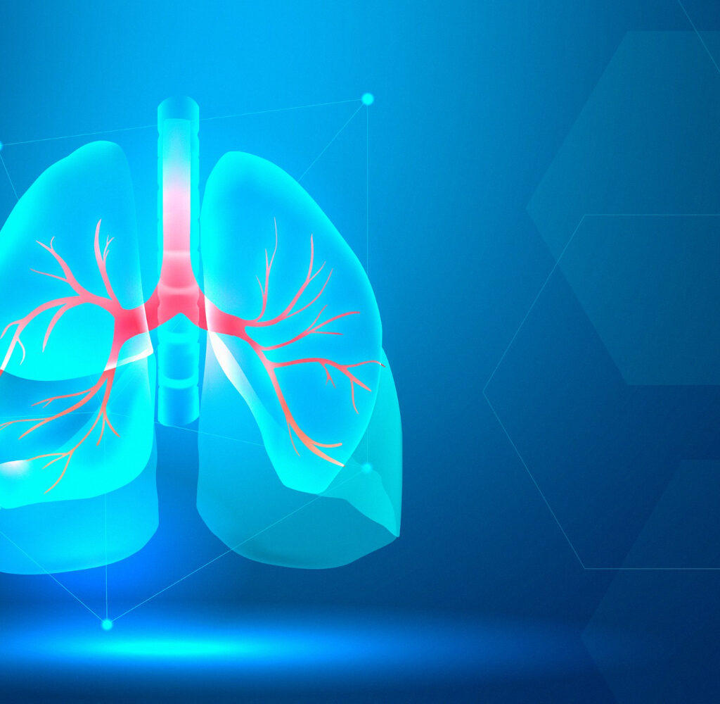 lung banner for respiratory system smart healthcare